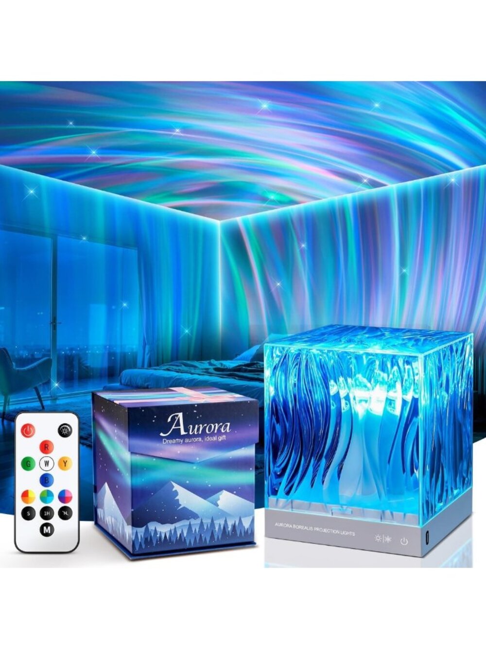Trendy Galaxy Projector Night Light | 18 Colors | Perfect Teen Gift Box